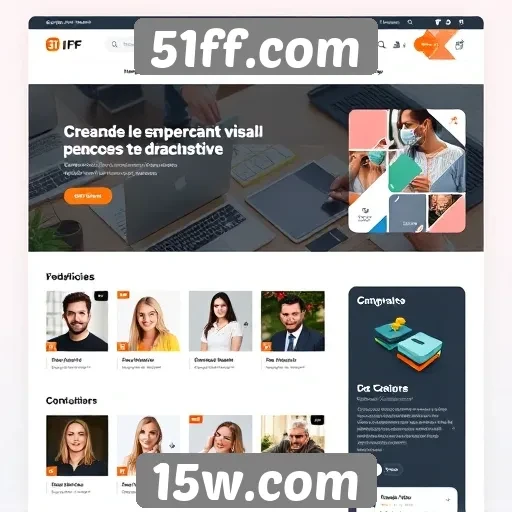 Interface e usabilidade do site 51ff.com